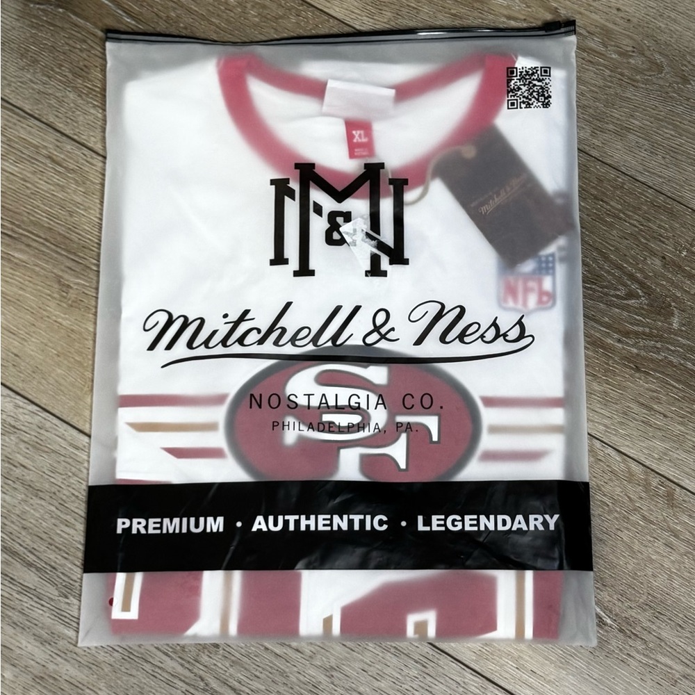 Mitchell & Ness Jerry Rice San Francisco 49ers Graphic Tee NWT XL